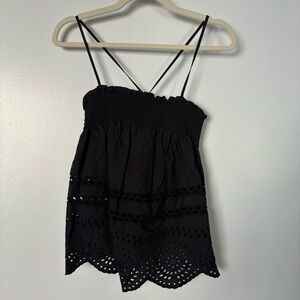 MADEWELL Eyelet Tank Top